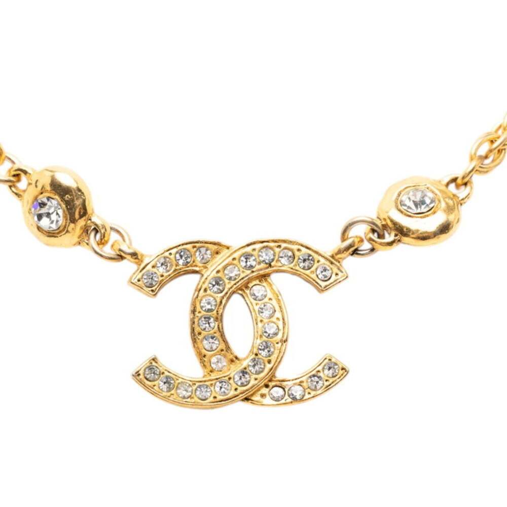 CHANEL Gold Logo Necklace - Picture 3 of 6